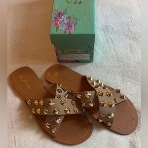 Women’s studded sandals